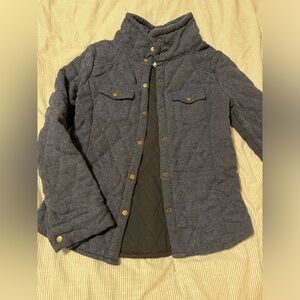 Thread & Supply Navy Quilted Utility Jacket